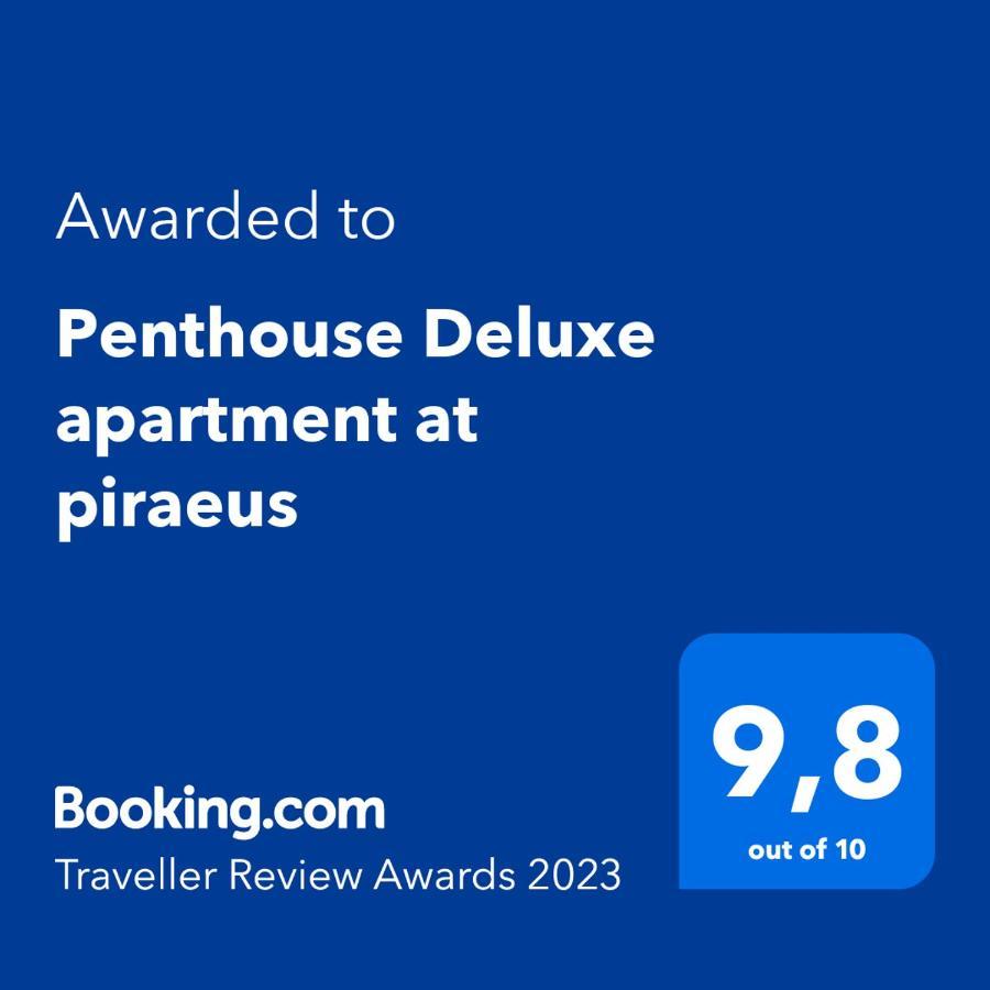 Penthouse Deluxe Apartment At Piraeus Exterior photo